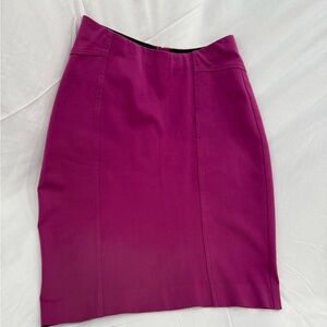 Ann Taylor Magenta pink purple pencil skirt